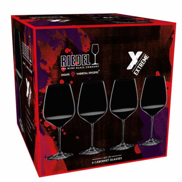 Extreme, Set 4 Calici Vino "Cabernet"