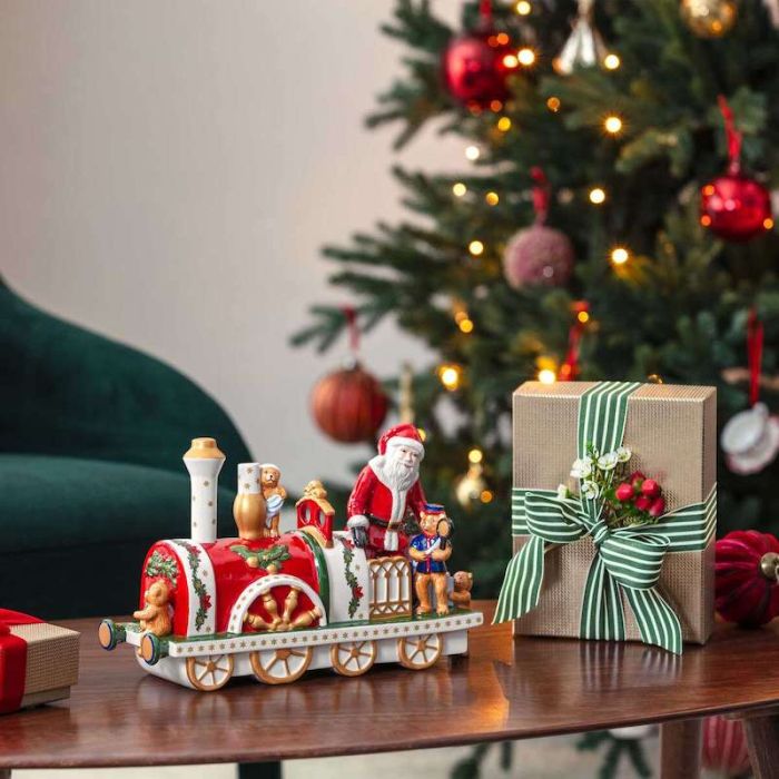 Christmas Toys Memory, Santa con Locomotiva 31cm