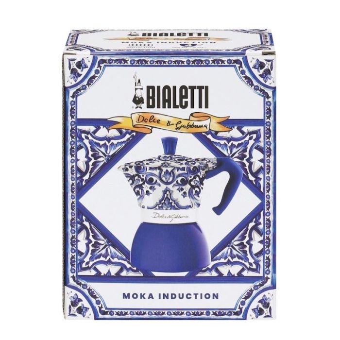 Moka Induction D&G Blue Mediterraneo, Caffettiera per Induzione