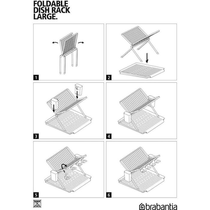 SinkSide, Scolapiatti Pieghevole Grande