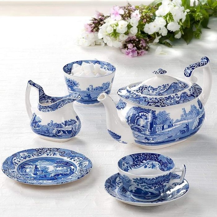 Blue Italian, Tazza Tè con piattino