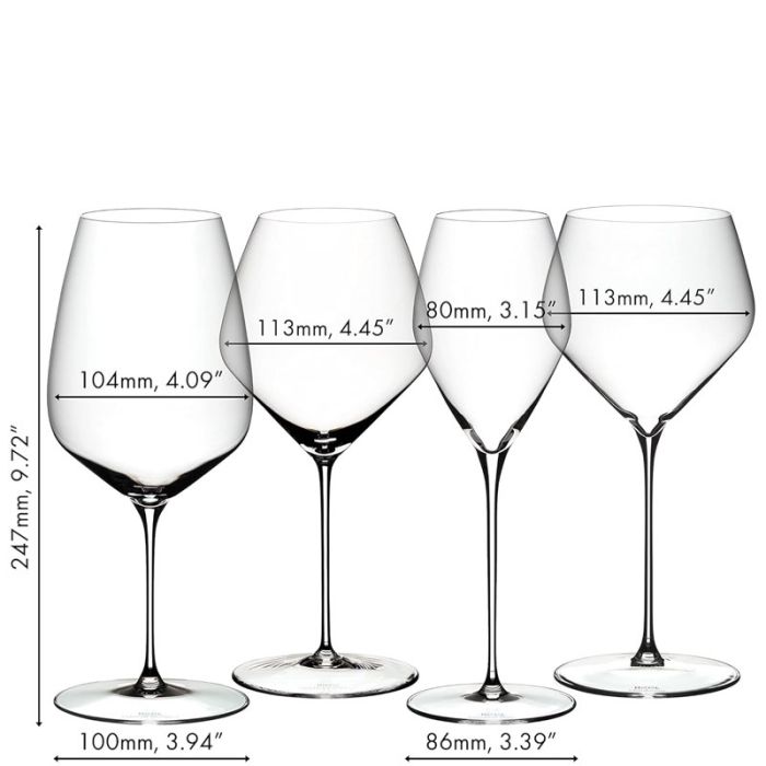 Veloce, Set 4 Calici da Degustazione