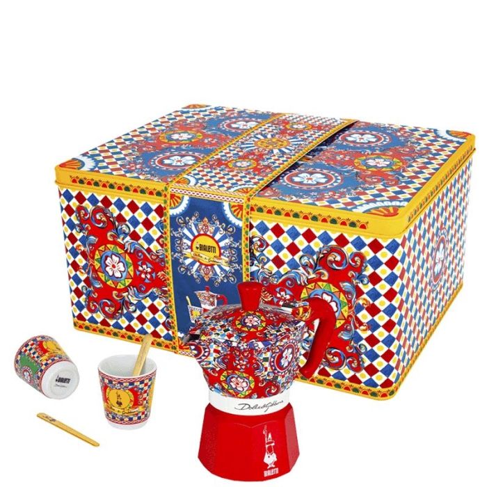 Carretto Siciliano D&G, Set Moka Express 2 Tazze