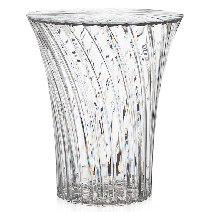 Sparkle, Sgabello apribile Trasparente