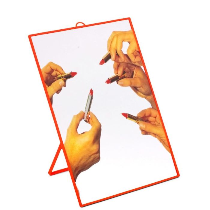 TOILETPAPER HOME, Specchio medio Lipsticks 29cm