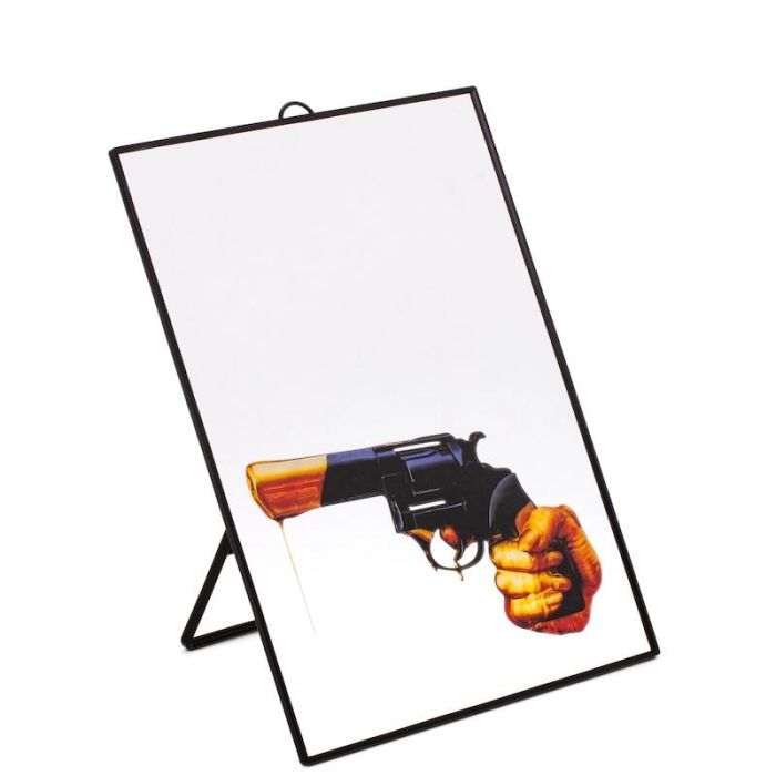 TOILETPAPER HOME, Specchio medio Revolver 29cm