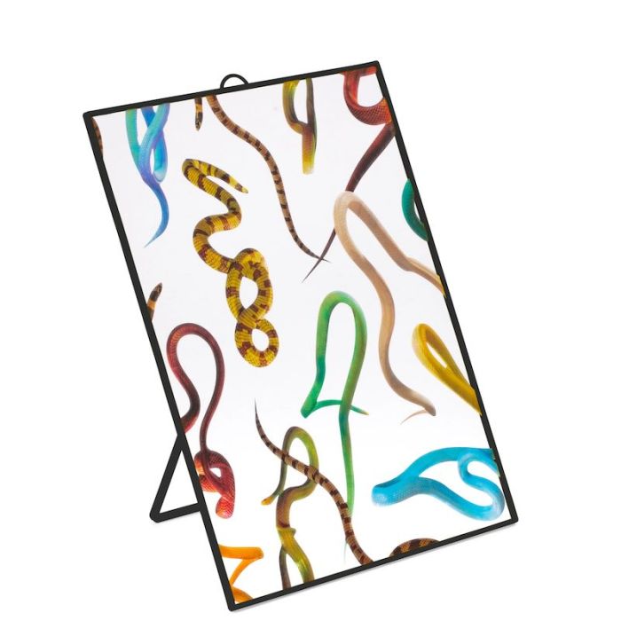 TOILETPAPER HOME, Specchio medio Snakes 29cm