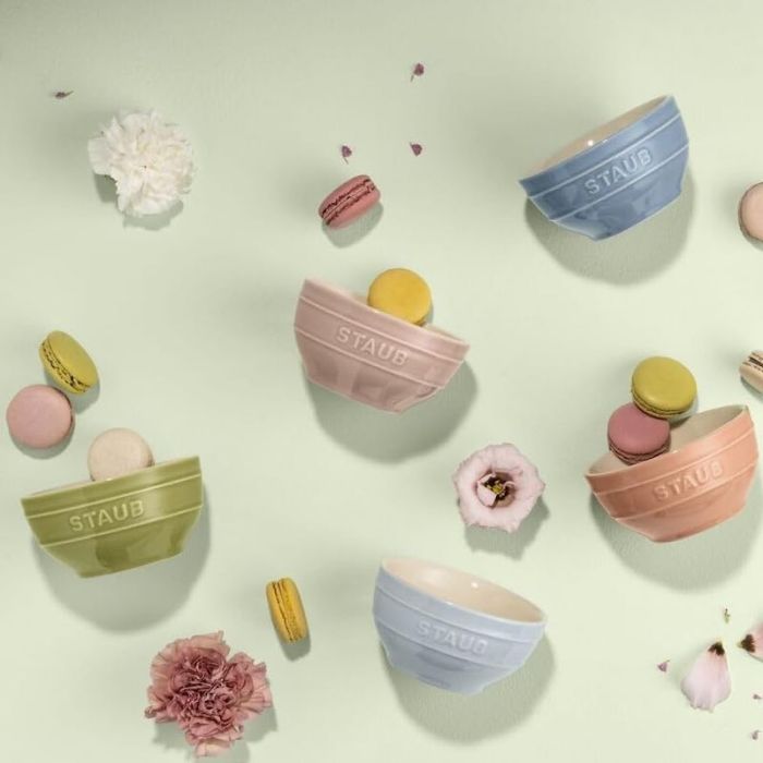 Set 6 Ciotole in Ceramica Macaron