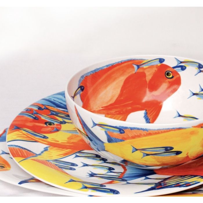 Caraibi, Piatto Rotondo 33cm