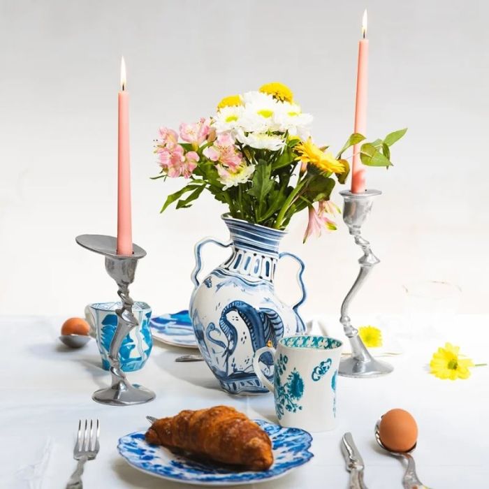 Classic On Acid Dancing Candelabrum, Candelabro 3 Fiamme 32cm