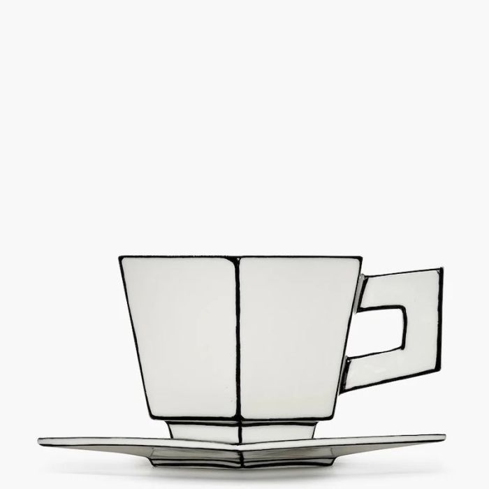Carte Blanche, Tazza da Cappuccino con Piattino