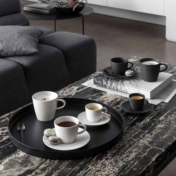 Manufacture Rock Blanc, Tazza Caffè con piattino