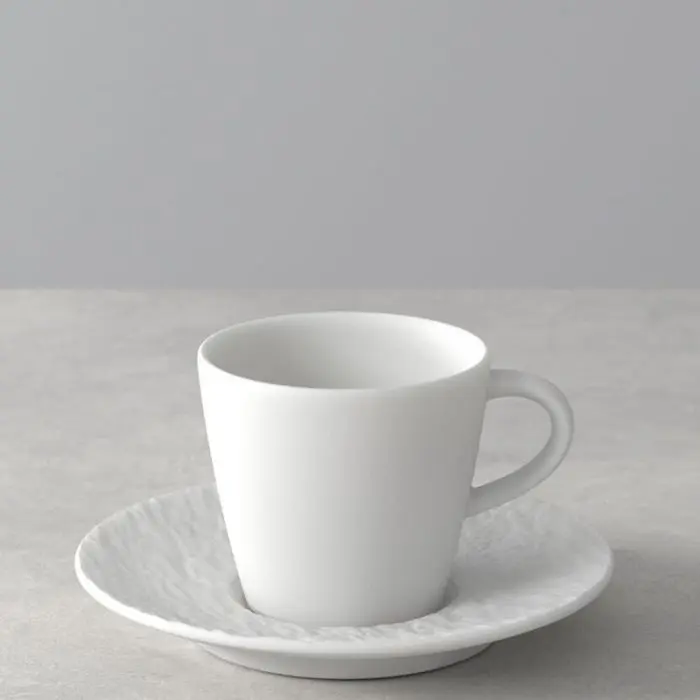 Manufacture Rock Blanc, Tazza Caffè con piattino