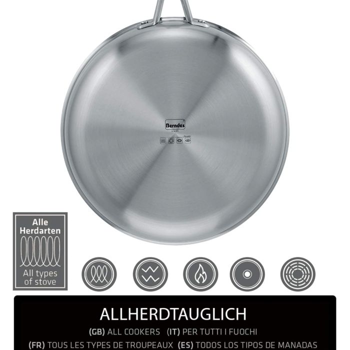 Tricion Resist, Tegame Manico Lungo con coperchio 28cm