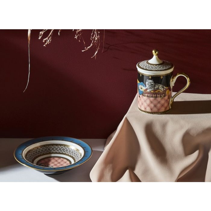 Totem, Tazza Mug con Coperchio Gatto