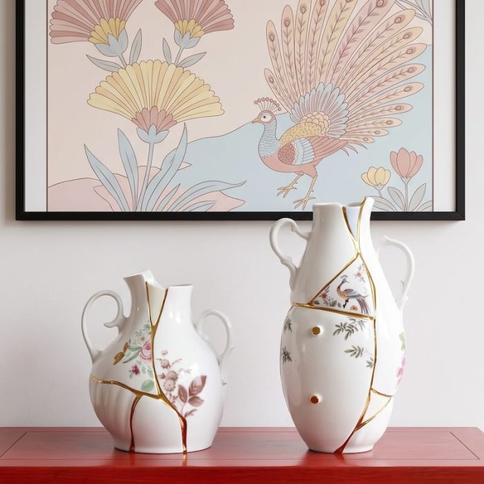 Kintsugi, Vaso in misure varie