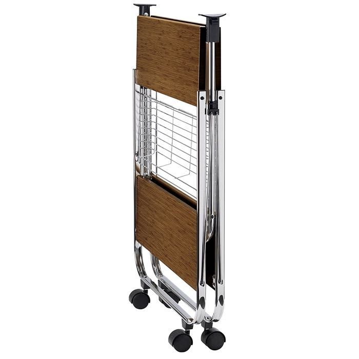 Dinett, Carrello Chiudibile color Noce