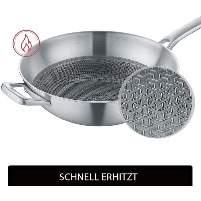 Tricion Resist, Wok Manico Lungo con coperchio 26cm