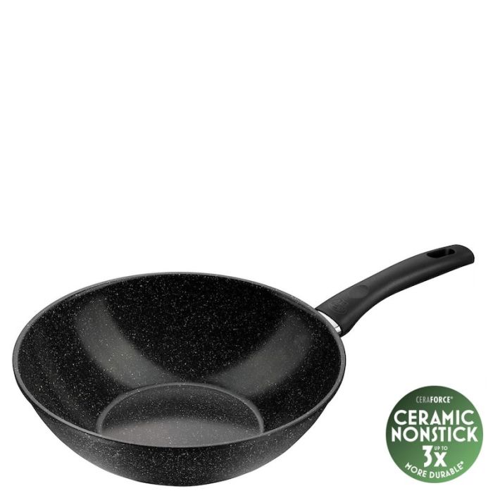 Vipiteno, Wok in Antiaderente Ceramicato 28cm