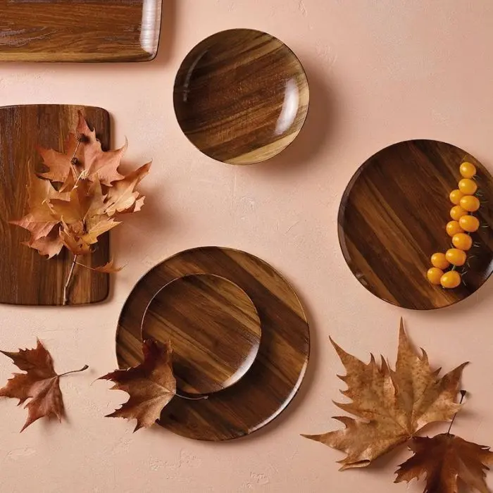 Wood Essence, Piatto Rettangolare 35cm