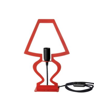 Silhouette, Abat-Jour 33cm Rosso