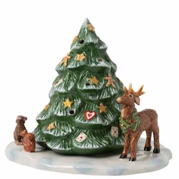 Christmas Toys, Albero di Natale con Animali del Bosco 23cm