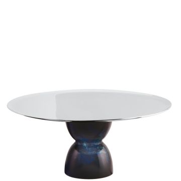 Madame, Alzata Inox con base Blue 22cm