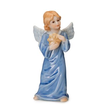 Figurina Angelo Custode Azzurro