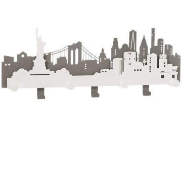 N.Y.C., Appendiabiti Fango e Bianco Marmo