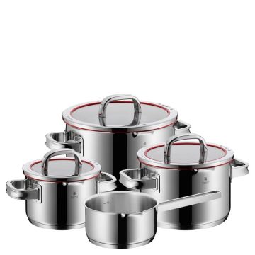 Function, Batteria di Pentole 4 Pezzi con coperchi