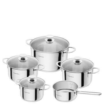 HENCKELS Reflection, Batteria di Pentole 5 pezzi
