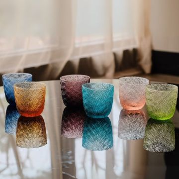 Tricot, set 6 Bicchieri Multicolore