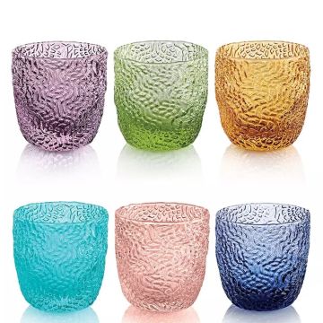 Tricot, set 6 Bicchieri Multicolore