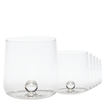 Bilia, Set 6 Bicchieri Trasparente