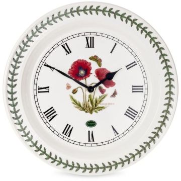Botanic Garden, Orologio Parete Poppy 25cm