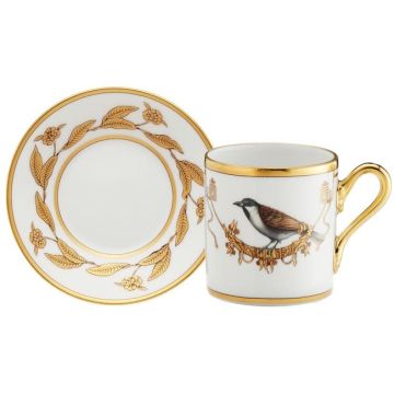 Volière, Tazza Caffè c/piatto "Ortolan"