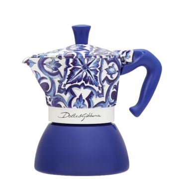 Moka Induction D&G Blue Mediterraneo, Caffettiera per Induzione