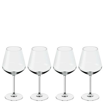 La Divina, Set 4 Calici Vino Borgogna 