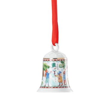 Campana di Natale 2025 "Giochi di Natale" Porcellana