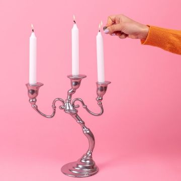 Classic On Acid Dancing Candelabrum, Candelabro 3 Fiamme 32cm