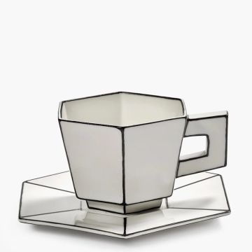 Carte Blanche, Tazza da Cappuccino con Piattino