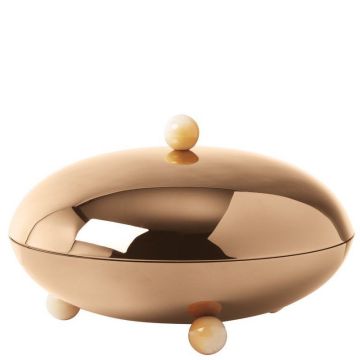 Penelope, Centrotavola Ø26cm Rum base Rosa