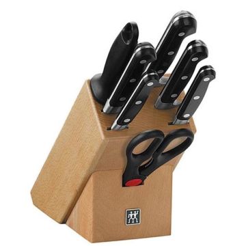 Professional S, Ceppo Coltelli 8 pezzi Naturale