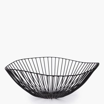 Cesira Sculture, Cestino in Ferro 39cm