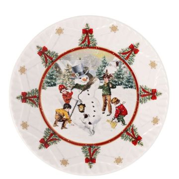 Toy's Fantasy, Ciotola Grande "Pupazzo di Neve" 25cm