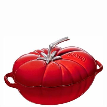 Cocotte Pomodoro Ovale in Ghisa 25cm Rosso