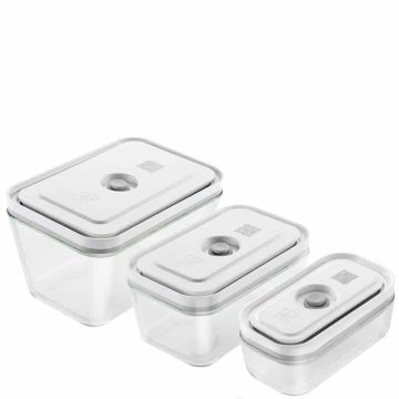 Fresh & Save, Set 3 Contenitori Sottovuoto in Vetro