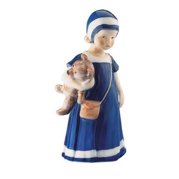 Figurina Elsa con Orsetto in miniatura