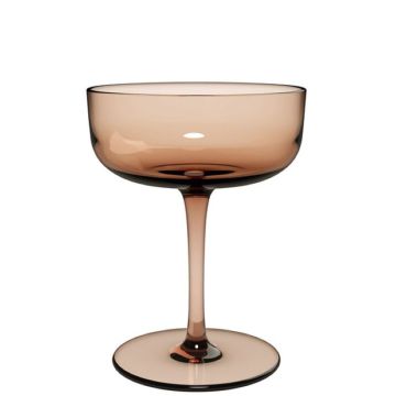 Like Clay, Coppa Spumante set 2 pezzi-Ambra