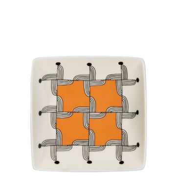 Home Flower Farm Lines, Coppetta quadra piana 12cm